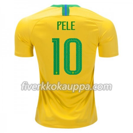Jalkapallo Pelipaidat/Peliasut Brasilia Pele 10 Kotipelipaita World Cup 2018 Jalkapallo Pelipaidat/Peliasut Brasilia Pele 10 Kotipelipaita World Cup 2018